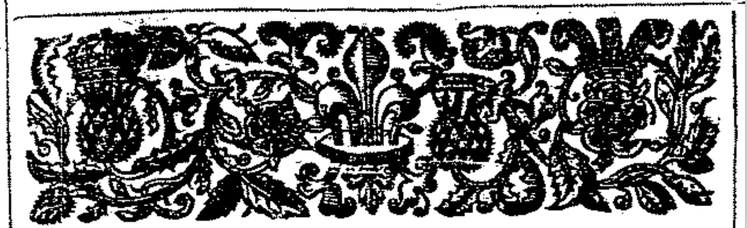 Printed decoration from a sermon (see bottom of website for citation)